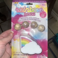 Rainbow Burst Bath Fizzer Balls Kit Childrens bathtime fun