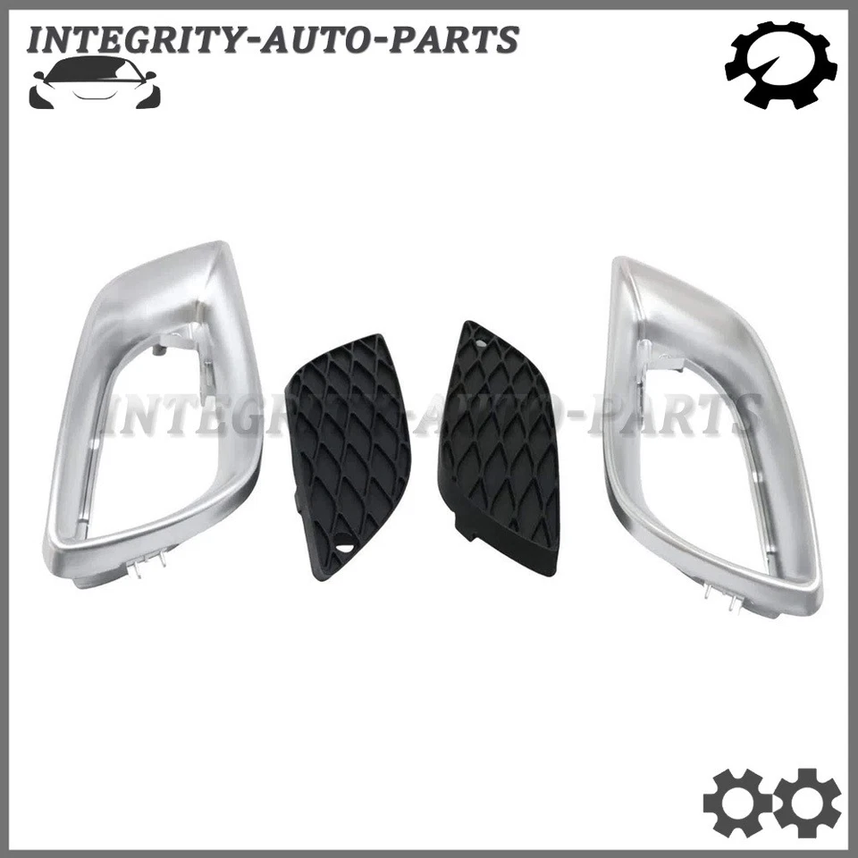 4Pcs Fog Light Trim&grill driver LH&RH Side For Mercedes-Benz R350 2006-2012 Foto 4 de 4