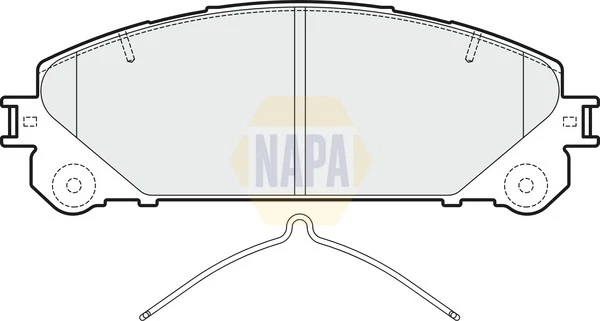 Juego de pastillas de freno para LEXUS RX300 2.0 delanteras 2017 en 8AR-FTS NAPA 044650E010 nuevo Foto 2 de 4