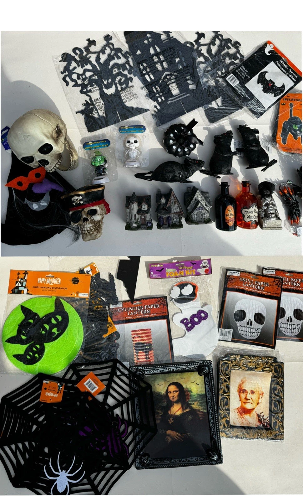NEW LOT Of 35 Items Halloween Decorations for Home From 2017 18x11x11in