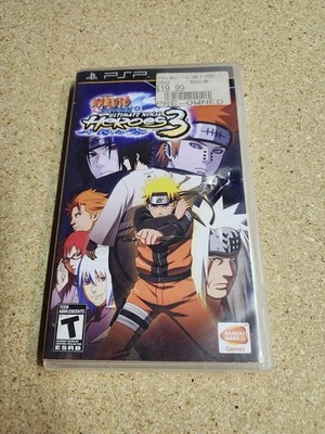 Naruto Shippuden Ultimate Ninja Heroes 3 (Sony PSP) Authentic Case ONLY NO Game!