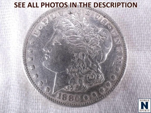 NobleSpirit (JL) Excellent 1880 Morgan Silver Dollar XF / AU