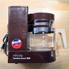 Vintage HAMILTON BEACH Mini Drip Coffee Maker...