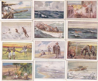 Trade Cards OXO FEATS OF ENDURANCE Teilset 22 Karten à 24