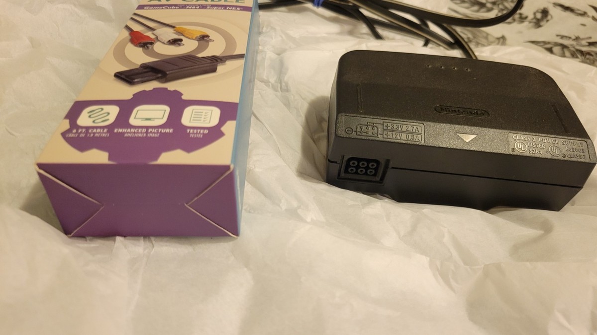 Original OEM Nintendo 64 N64 AC Power Supply NUS-002 AC And Tomee