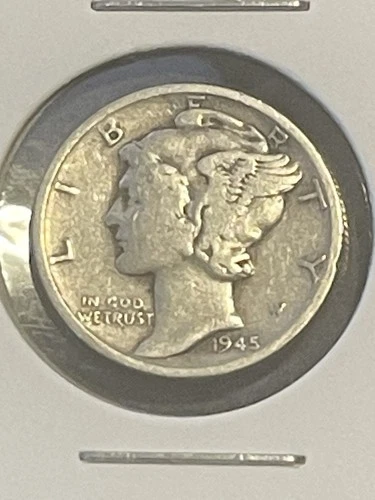 1945S(Micro S) Mercury Dime XF X2772