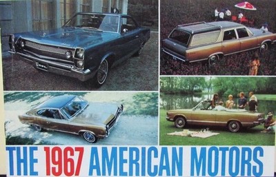 1967 AMC Ambassador Marlin Rebel Rambler Wagons American Motors