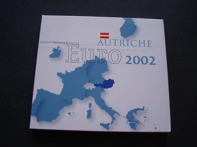 TOP Österreich Euro Kursmünzensatz Papierfolder + Informationen! Special! RAR! - Bild 1 von 4