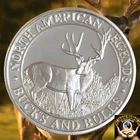 North American Hunting Club Bucks And Bulls Super Slam Silver Round .999 Silver