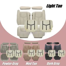 For 2003-2006 Chevy Tahoe GMC Yukon Sierra Both Side Seat Cover & Foam Padding