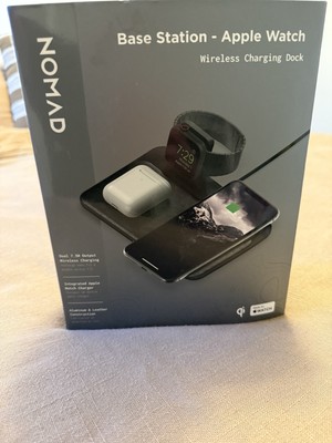 Nomad Wireless Charging Base Station for Apple Watch iPhone AirPods Smartphones