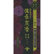Japanese KAMEYAMA SENKOU Incense Sticks high-grade charcoal Scent Made in JAPAN