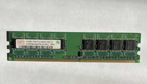 Hynix PC2-4200U 512 MB SO-DIMM DDR2 SDRAM Memory (HYMP564U64CP8-C4 AB-C) - Picture 1 of 2