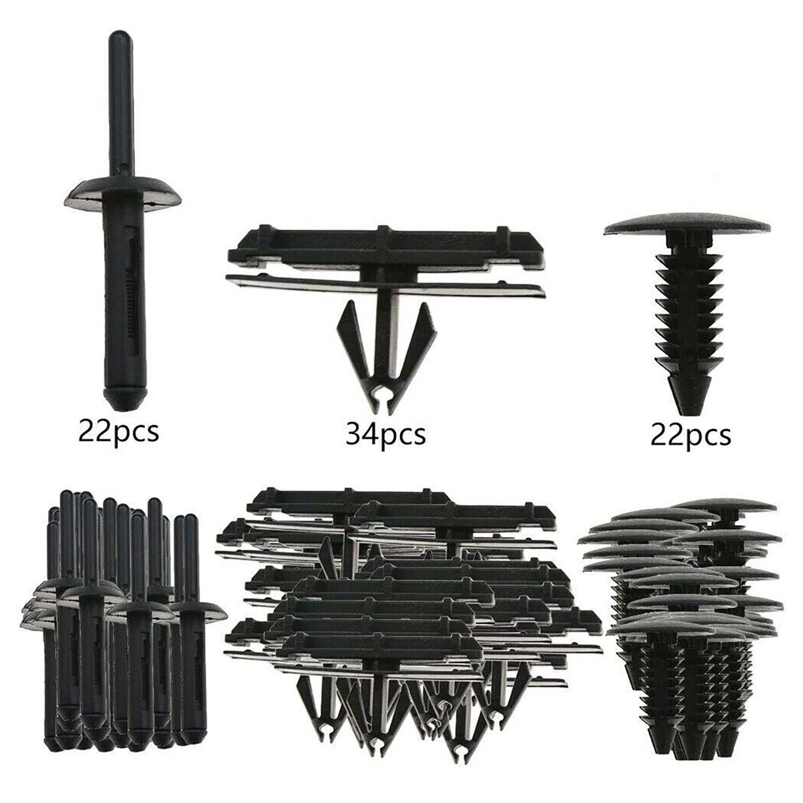 78x Full Fender Flare Hardware Clip Mounting Kit For 2007-2018 Jeep Wrangler JK thumbnail 3