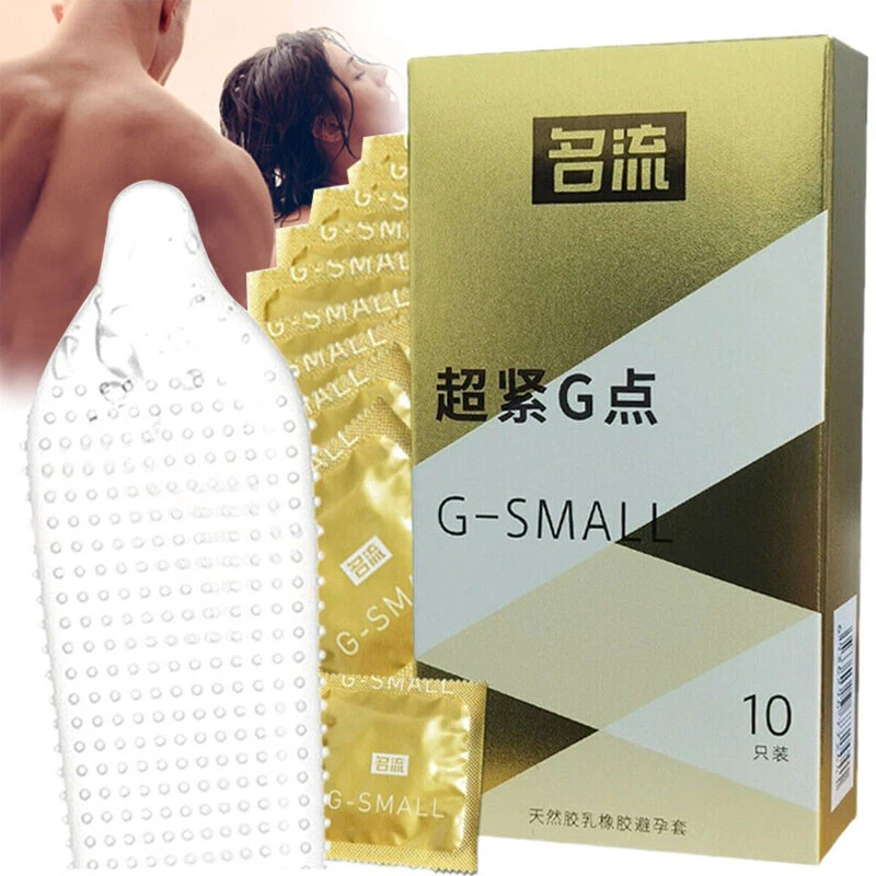 10-50PC Small Size Tight Condoms Ultra Thin Latex Condom Men Products 45MM Spike - Image 4 of 4