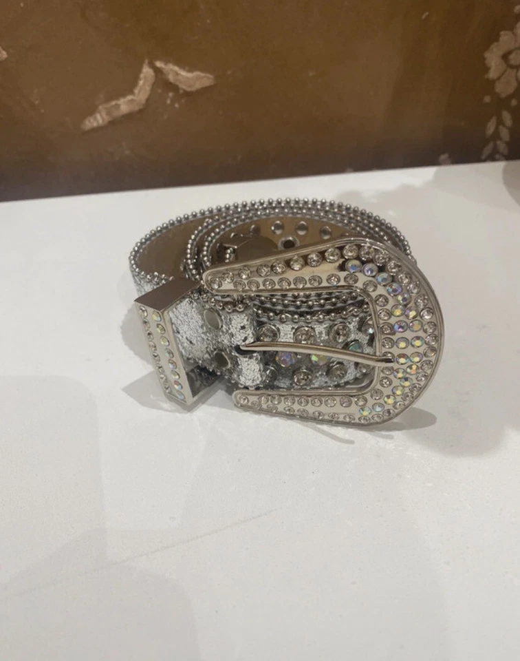 y2k belt silver 115 cm  - Immagine 2 di 4