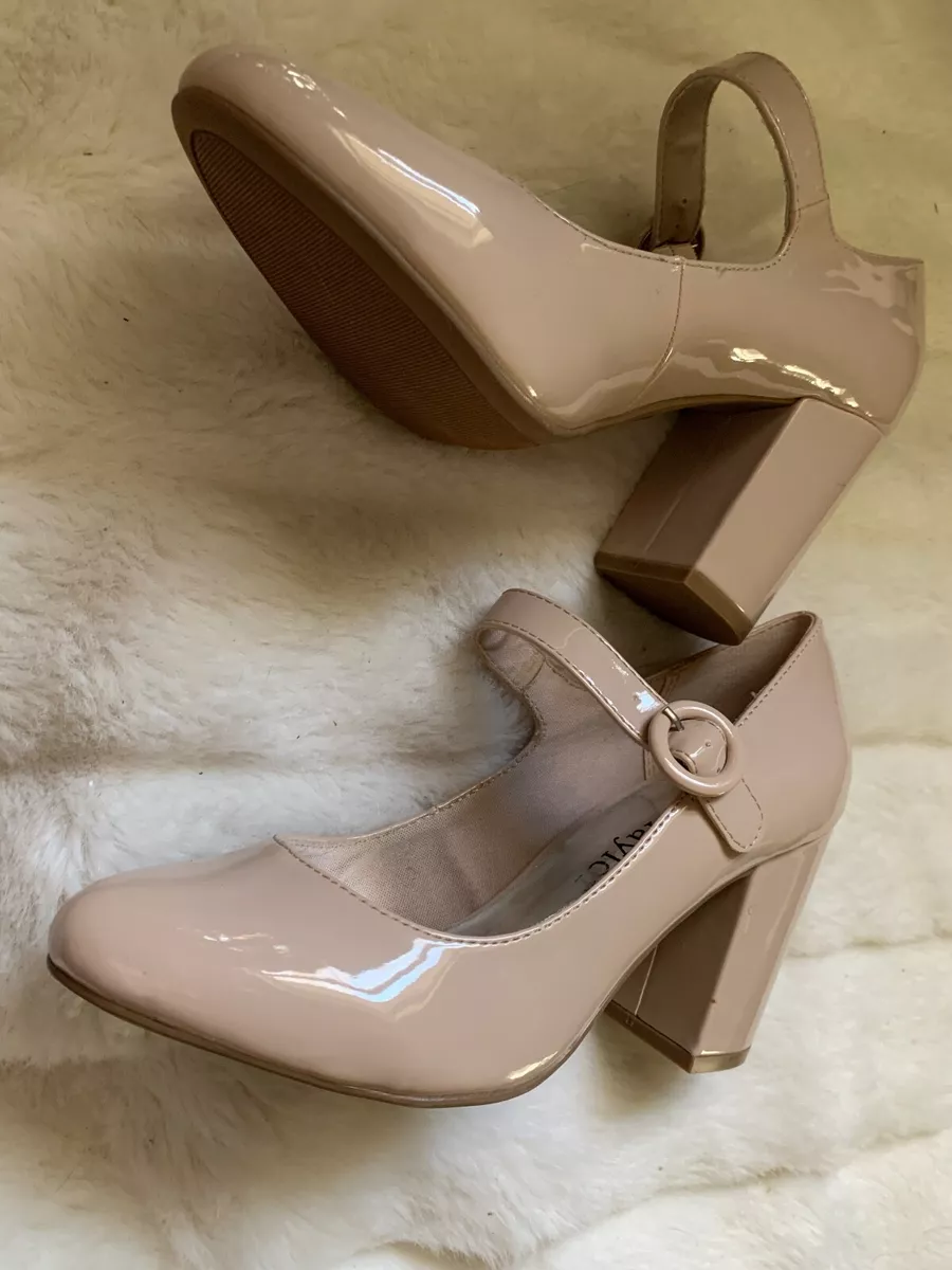 Sophia leather heeled online mary jane shoes