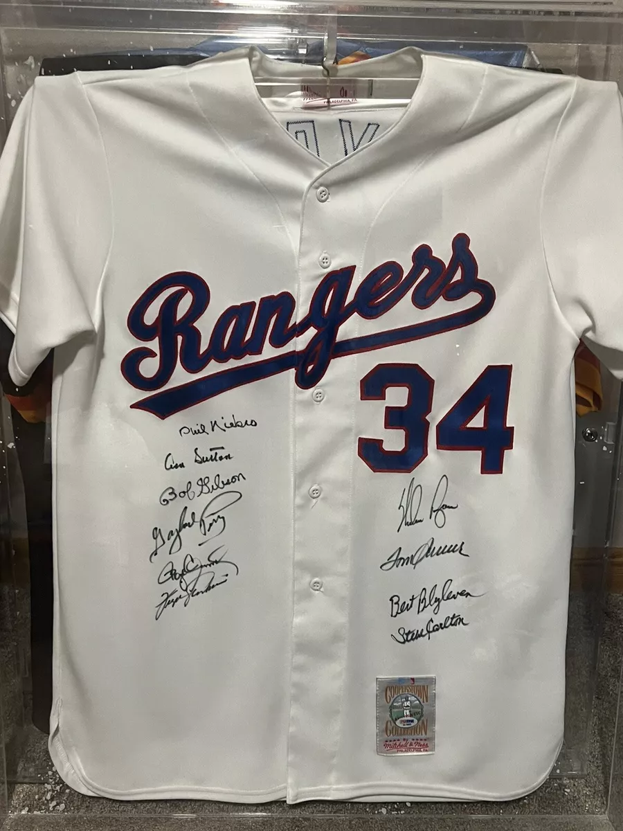 Nolan ryan signed clearance jersey