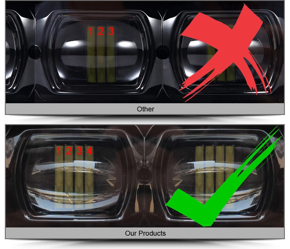 Barra de luces LED de trabajo 6000K 30W lámpara antiniebla de inundación impermeable accesorio de conducción todoterreno Foto 2 de 4