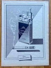 Muratti Cabinet Zigaretten Original 1958 Vintage Advert Werbung Reklame
