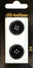 Dill Buttons ~ (0318) - 3/4" - 2 ct