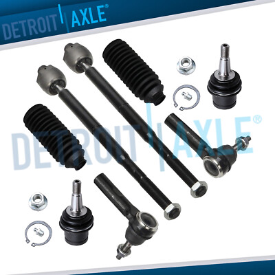8pc Front Inner Outer Tierod Ball Joint for Dodge Charger Challenger 300 RWD