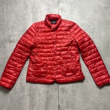 Emme Marella Quilted Padded Puffer Red Jacket Women's Size Us 13 Eu 42