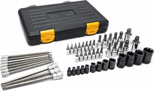 GEARWRENCH 89087 - 49 Piece 1/4", 3/8", 1/2" Drive Torx Bit Socket Master Set