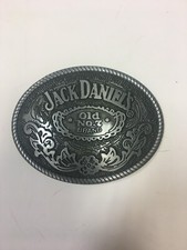 Jack Daniels Old No. 7 Brand Belt Buckle Silver Tone