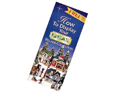 Lemax How To Display Your Village Collection Vintage Brochure #11001 Retired