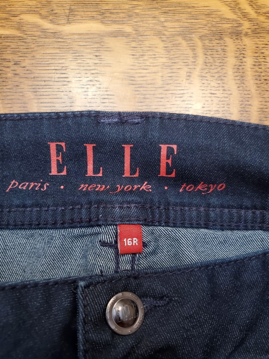 Jeans Femme ELLE - Taille 16 - Coupe Slim/skinny - Bleu Foncé - 99% Coton, 1% élasthanne
