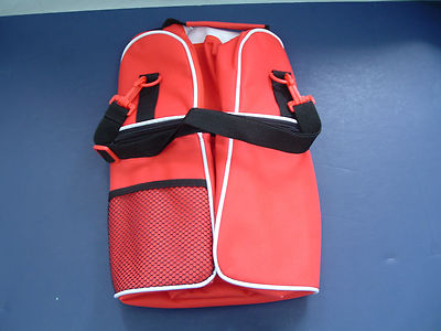 Loacker wafer cookie red and white promotional backpack | eBay display picture 1
