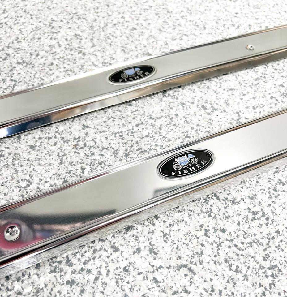 Pair Door Sill Scuff Plates For 19641967 Chevelle, El Camino & GTO