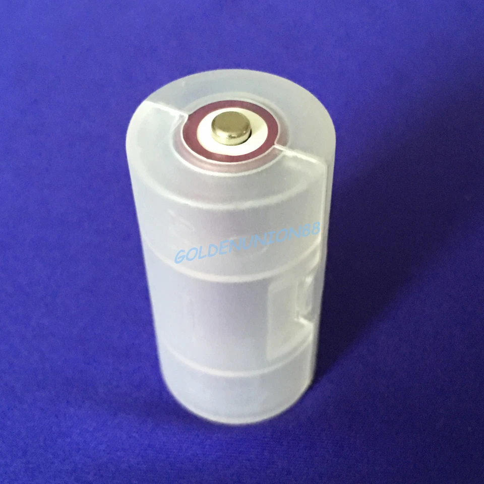 AA a D C, AAA a AA tamaño convertidor de batería adaptador soporte interruptor estuche de plástico - Imagen 4 de 4