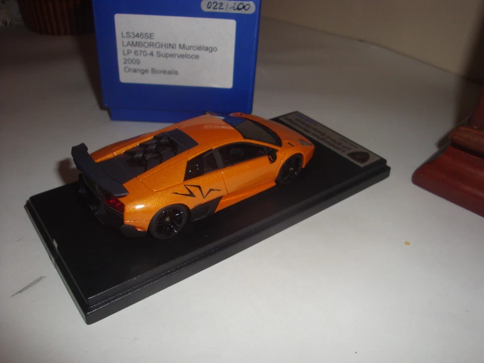 LOOK SMART- LS346SE- LAMBORGHINI Murcielago LP 670-4 Superveloce Orange 2009 - Photo 2/2