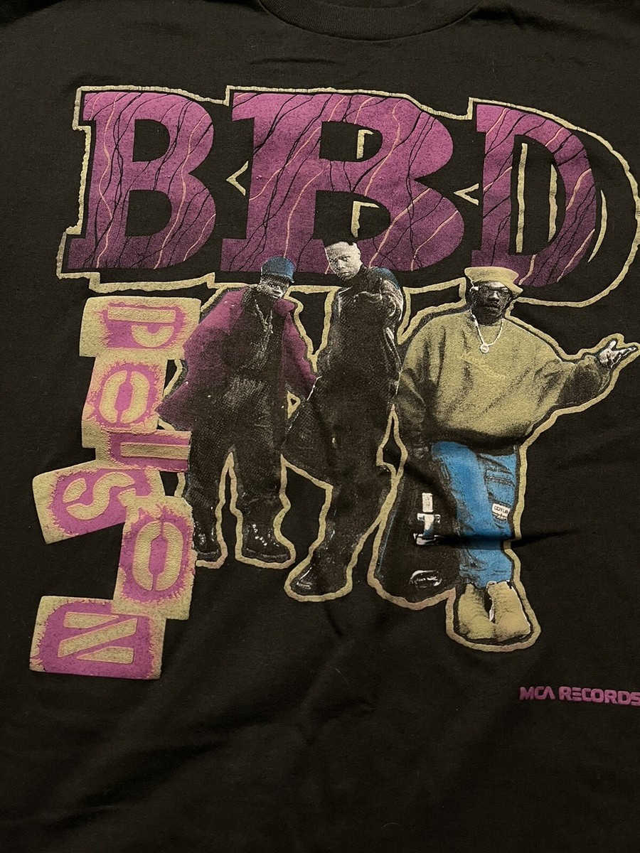 Bell Biv Devoe do me vintage raptee tシャツ Vintage Bell Biv Devoe T Shirt BBD Poison Tour 1990 Black