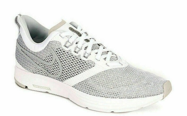 nike zoom strike white grey