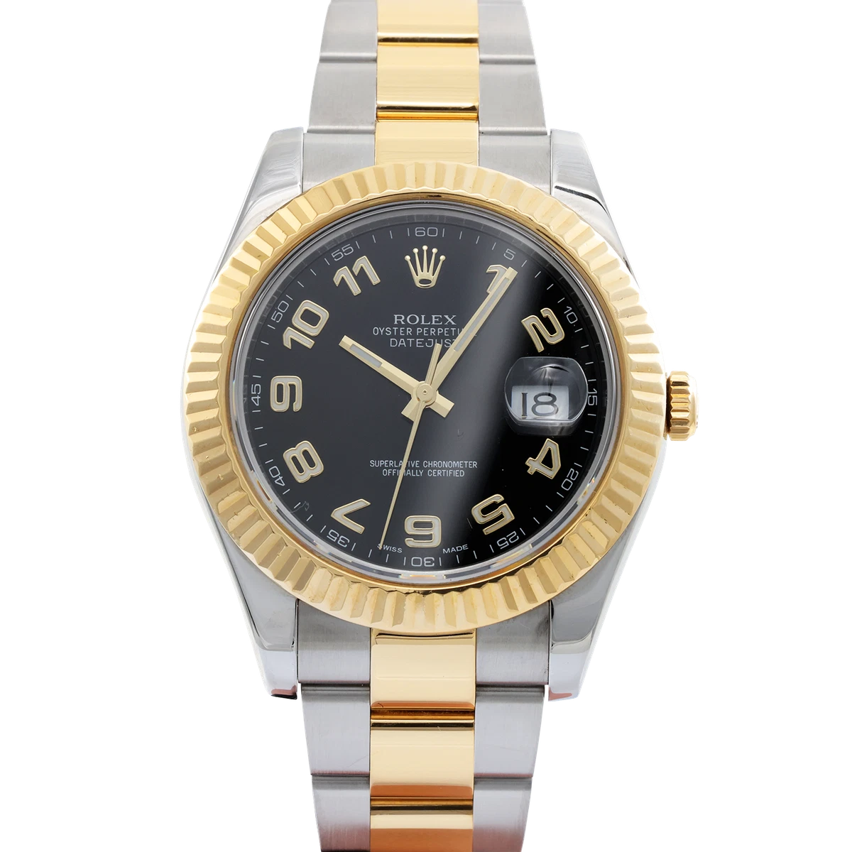 Rolex Datejust II Stainless Steel 18K Yellow Gold 41mm Automatic