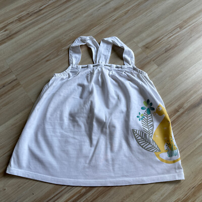 Bluse ärmellos mit Tierdruck - vertbaudet - 126 (8 Jahre)