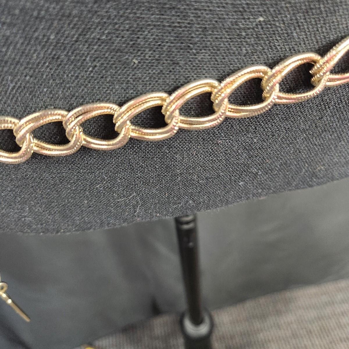 Double Chain Link Belt Gold Tone Adjustable 38 display picture 3