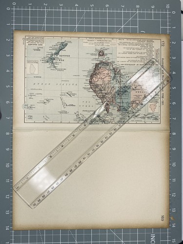 Arte de pared mapa histórico vintage de Asia de los dominios japoneses europeos de crecimiento de los años 20 - Imagen 3 de 4