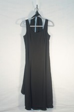 Hampton Nites Petites Women's Little Black Dress Size 4 with matching scarf