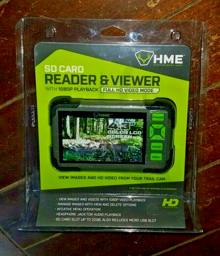 HME SD-Kartenleser & Viewer mit 1080P Wiedergabe Full HD Videomodus - HME-CRV43HD