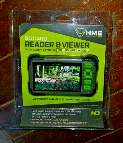 HME SD Card Reader & Viewer with 1080P Playback Full HD Video Mode - HME-CRV43HD - Picture 1 of 2