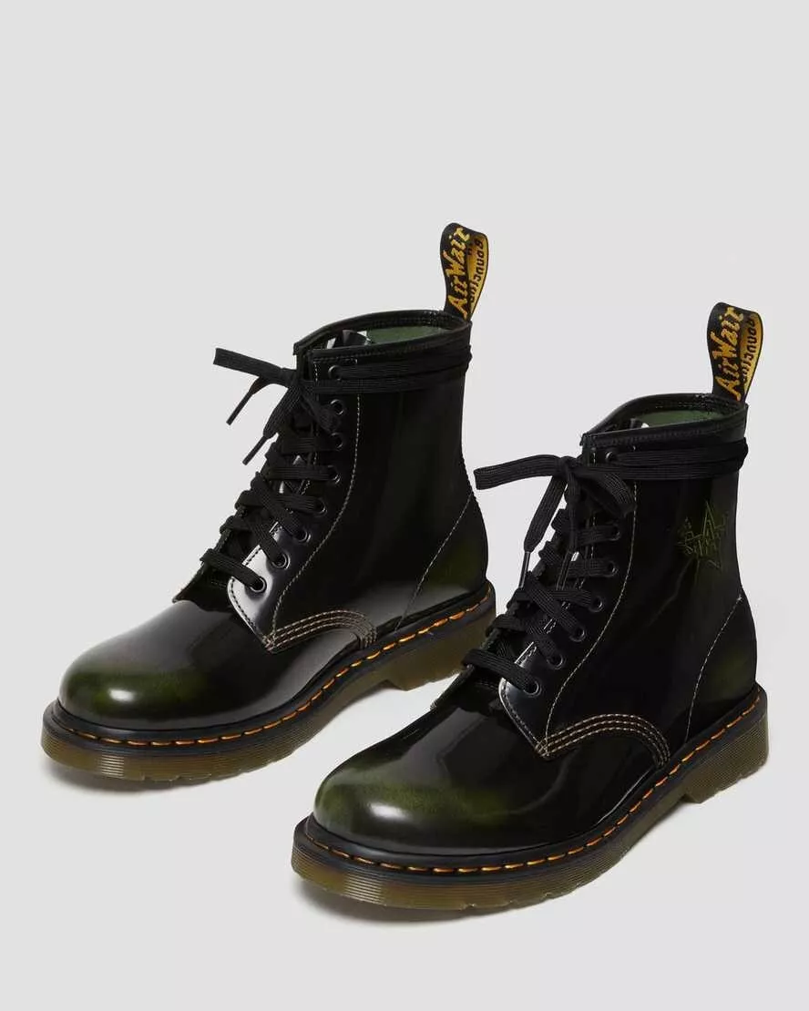 Dr. Martens x The Clash 1460 THE CLASH Army Green Men's US Size 13