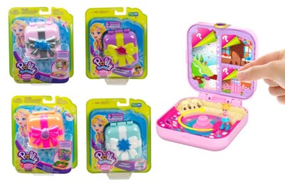 Mattel Polly Pocket Verborgene Schätze in Box Puppe + Zubehör - sortiert NEU