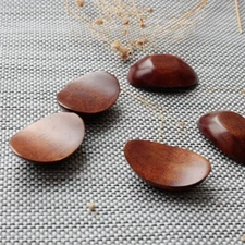 5pcs Retro Japanese Wooden Chopsticks Stand Holder Ethnic Restaurant Home Decor