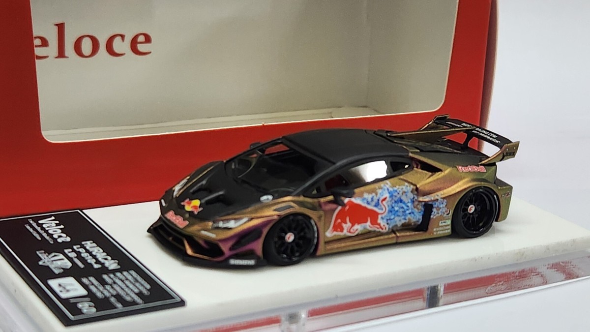 1:64 Veloce Lamborghini Huracan LP610-4 Chameleon Red Bull LBWK | eBay