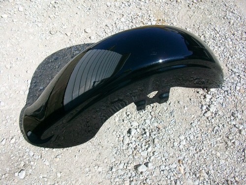 OEM! Brand New! 2008 Kawasaki Vulcan 1600 Nomad VN1600D Black Front Fender - Picture 5 of 10