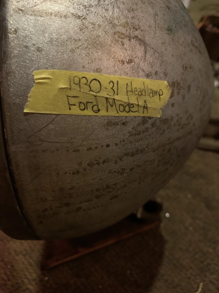 1 Original Ford Model A 1930-31 Twolite Glass Headlamp Repurposed Lamp - Image 2 of 4